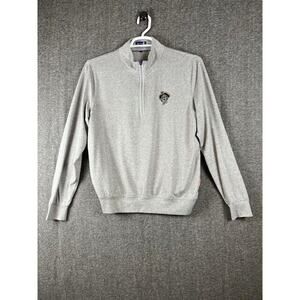 Stitch OSU1/4 Zip Pullover Mens Medium Grey Golf Stretch Performance Long Sleeve
